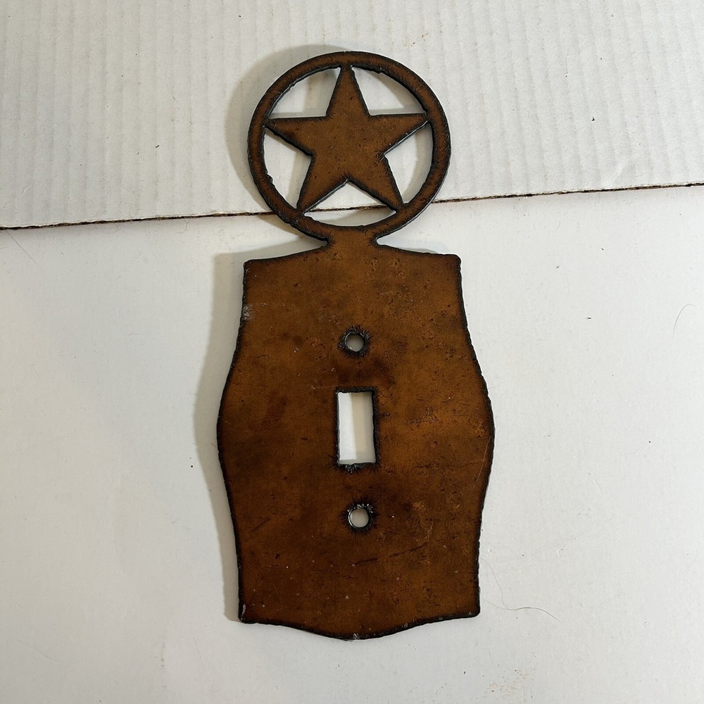 Rodeo Texas‎ Star Western Cowboy metal light switch plate cover rustic homecabin